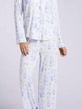 PJ Salvage Parisian Dreams Whimsical Print Pajama Set